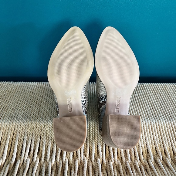 Tatum Natural Multi Snake Pointed Toe Mules - Picture 5 of 6